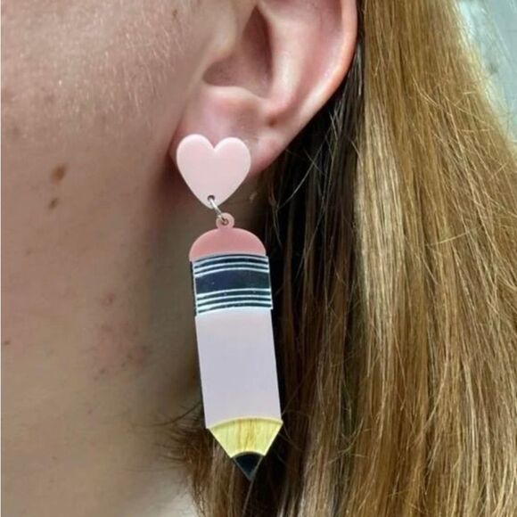 Pencil earrings  - Picture 3 of 3
